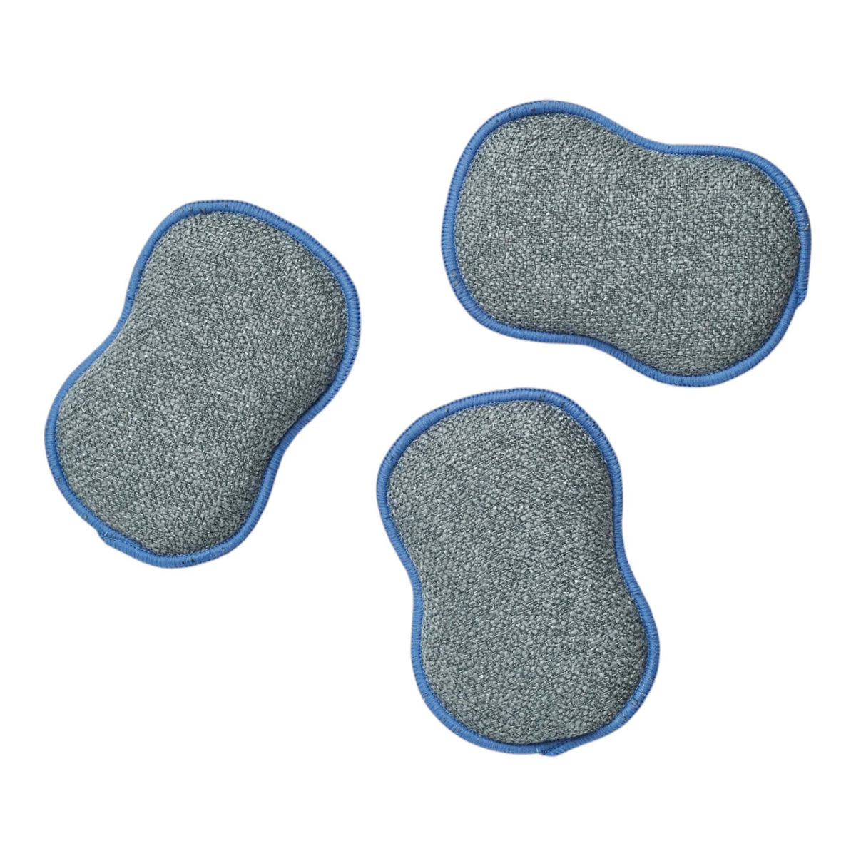 RE:usable Sponges (Set of 3) - KN Arctic Penguins: Serenity Blue