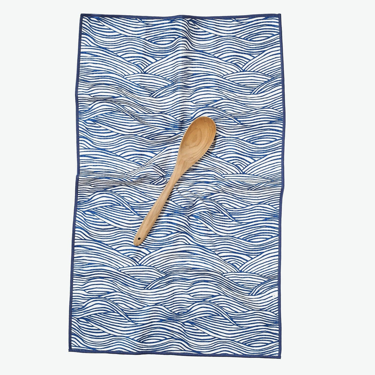 Anywhere Towel Reversible - KN Tidepool: Navy