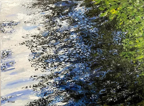 ABSTRACT REFLECTIONS - Oil on Canvas 40"x30"