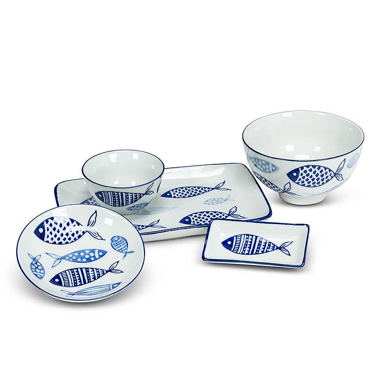 Multi Fish Rd Shallow Dish