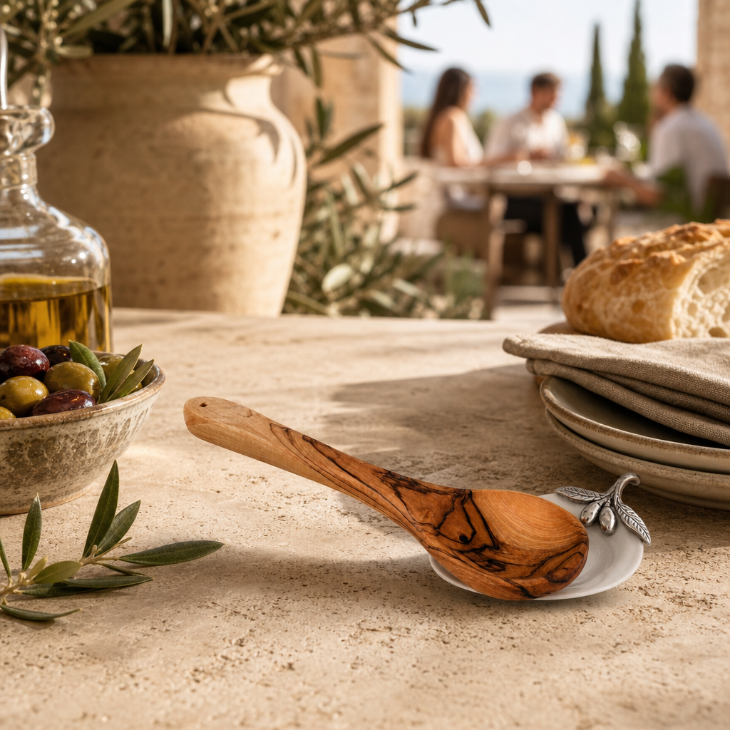 Olive Oil Server / Spoon Rest