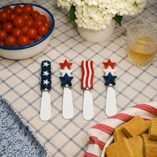 Tootles! By Jeanne Fitz Cheese Knives, Stars and Stripes