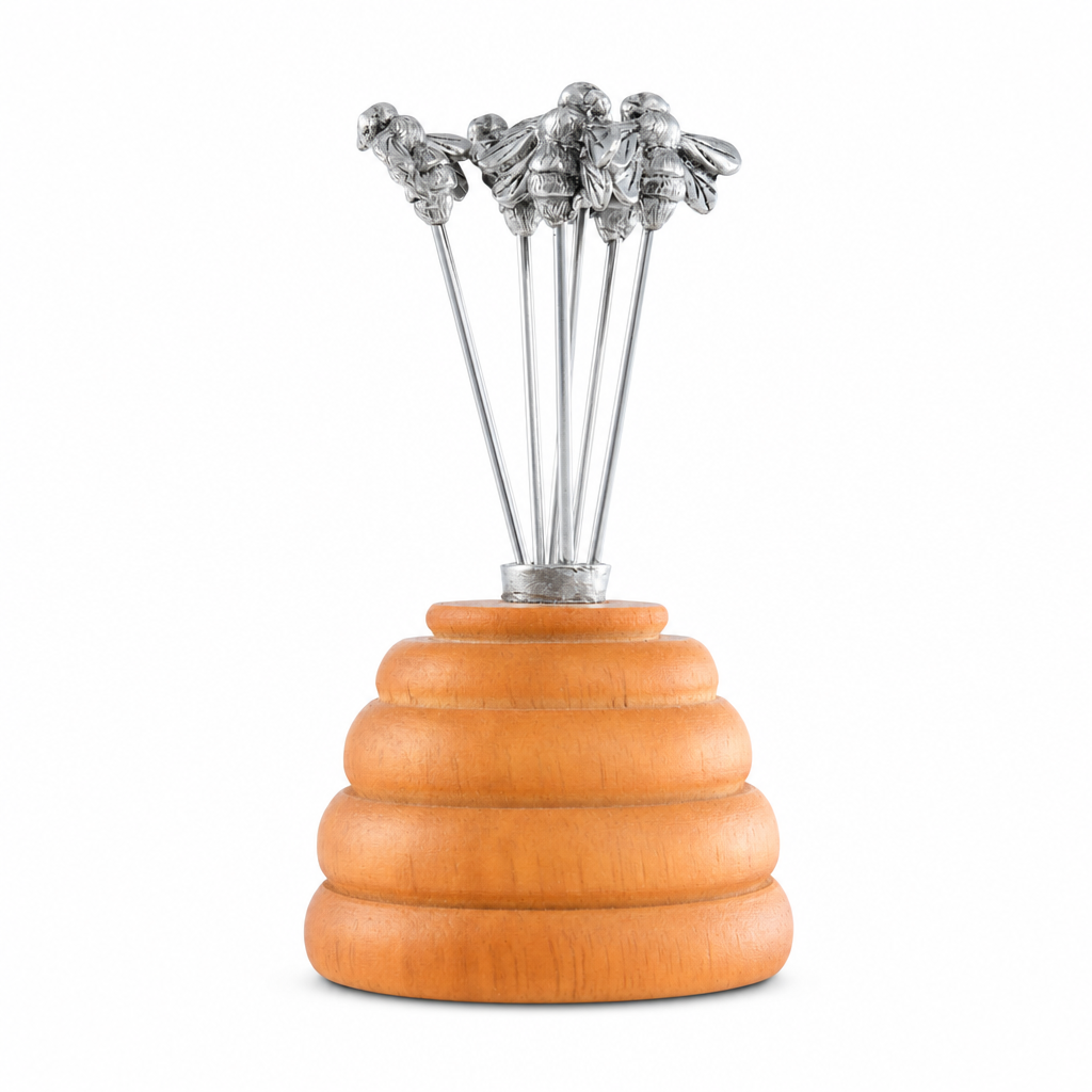 Hive of Bees Cheese Pick Set