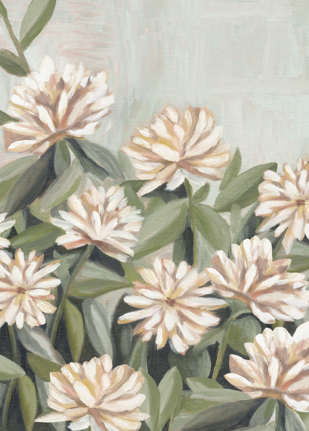 Floral neutral flower everyday greeting card