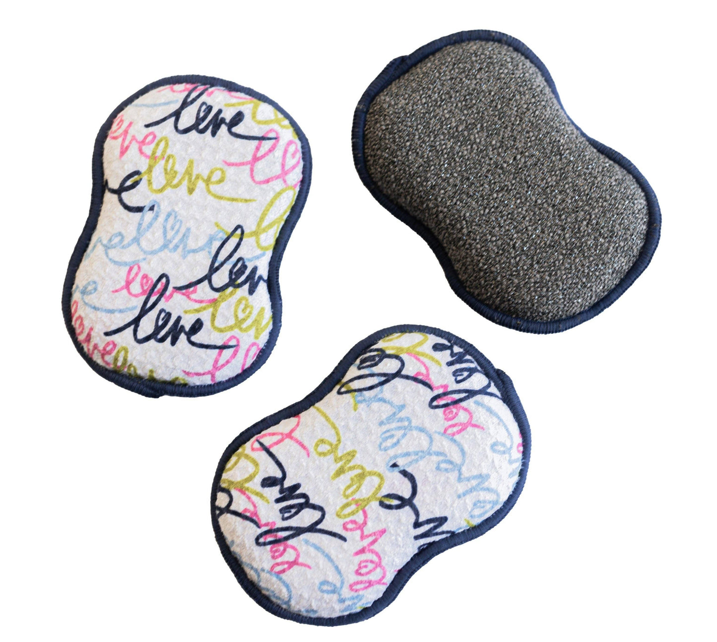 RE:usable Sponges (Set of 3) - HGC Love: Multicolor