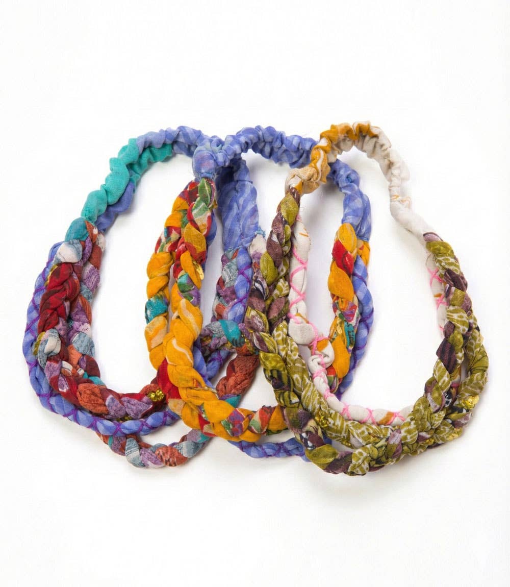 Priya Headband - Assorted Upcycled Sari Fabric