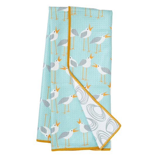 Anywhere Towel Reversible - KN Seagull: Icy Blue