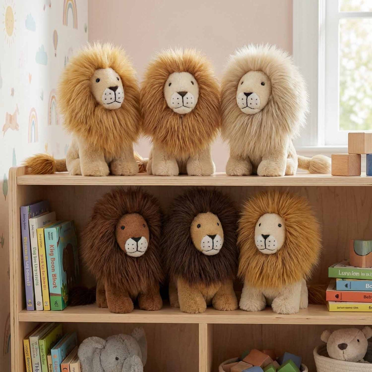 Alpaca Stuffed Animal - Small Lion 9"