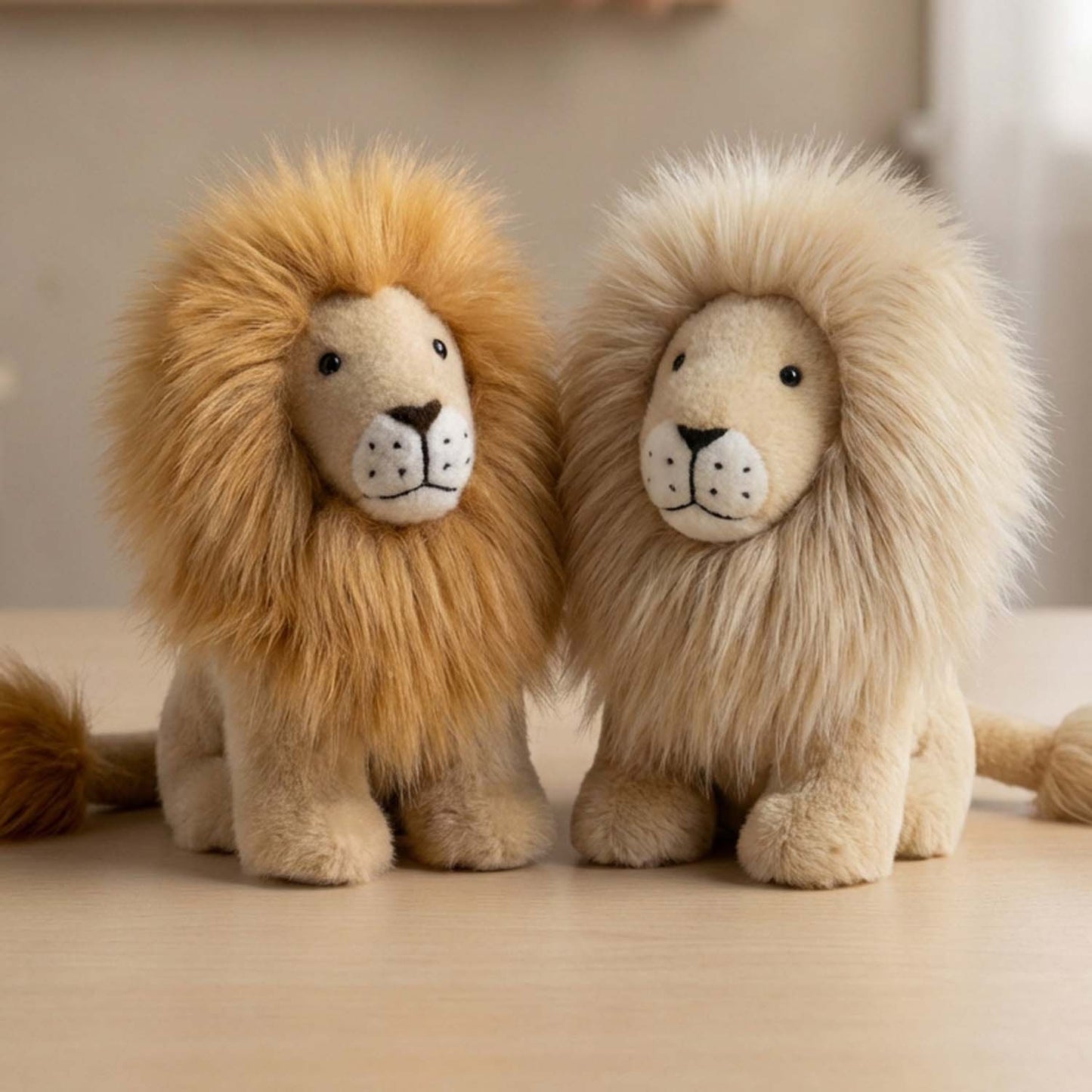Alpaca Stuffed Animal - Small Lion 9"