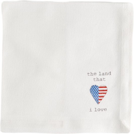 USA Cuties Heart Napkin