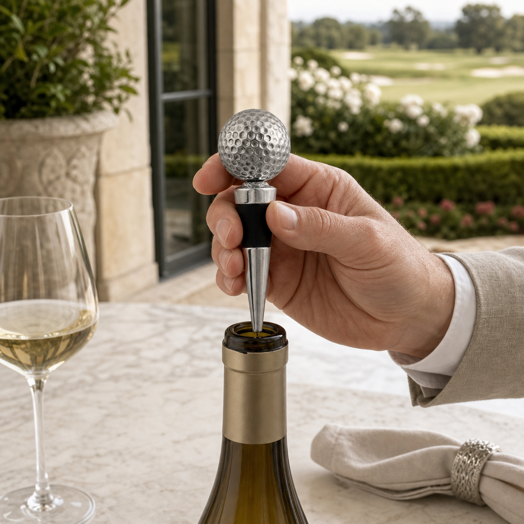 Golf Ball Bottle Stopper