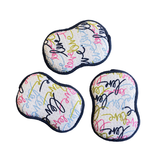 RE:usable Sponges (Set of 3) - HGC Love: Multicolor