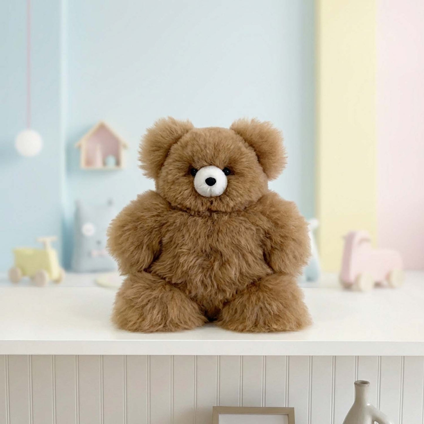 10" Small Alpaca Stuffed Animal - Bear