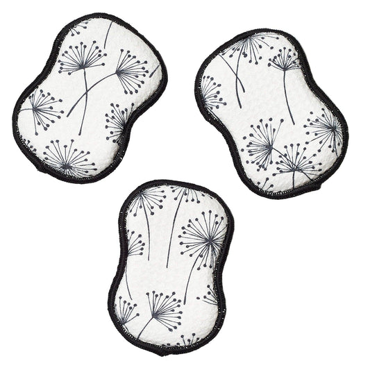 RE:usable Sponges (Set of 3) -  Whispers: Milk