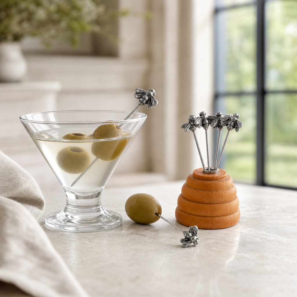 Hive of Bees Cheese Pick Set