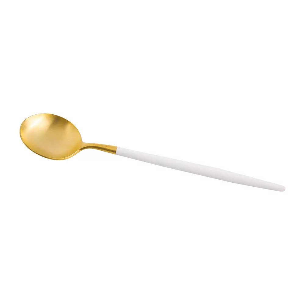 Gold & White Coffee/Tea Spoon