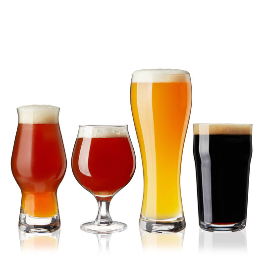 Craft Beer Tasting Set of 4: Clear / Glass