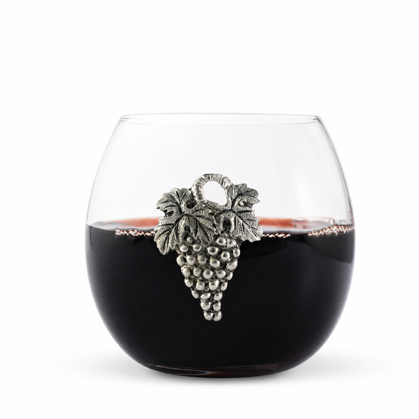 Grape Stemless Wine Glass