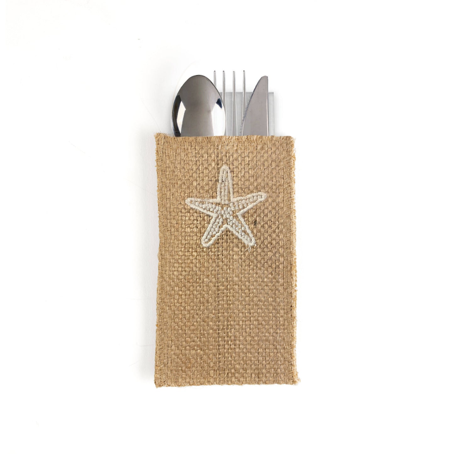 Starfish Embroidery Utensil Pouch - Set of 8