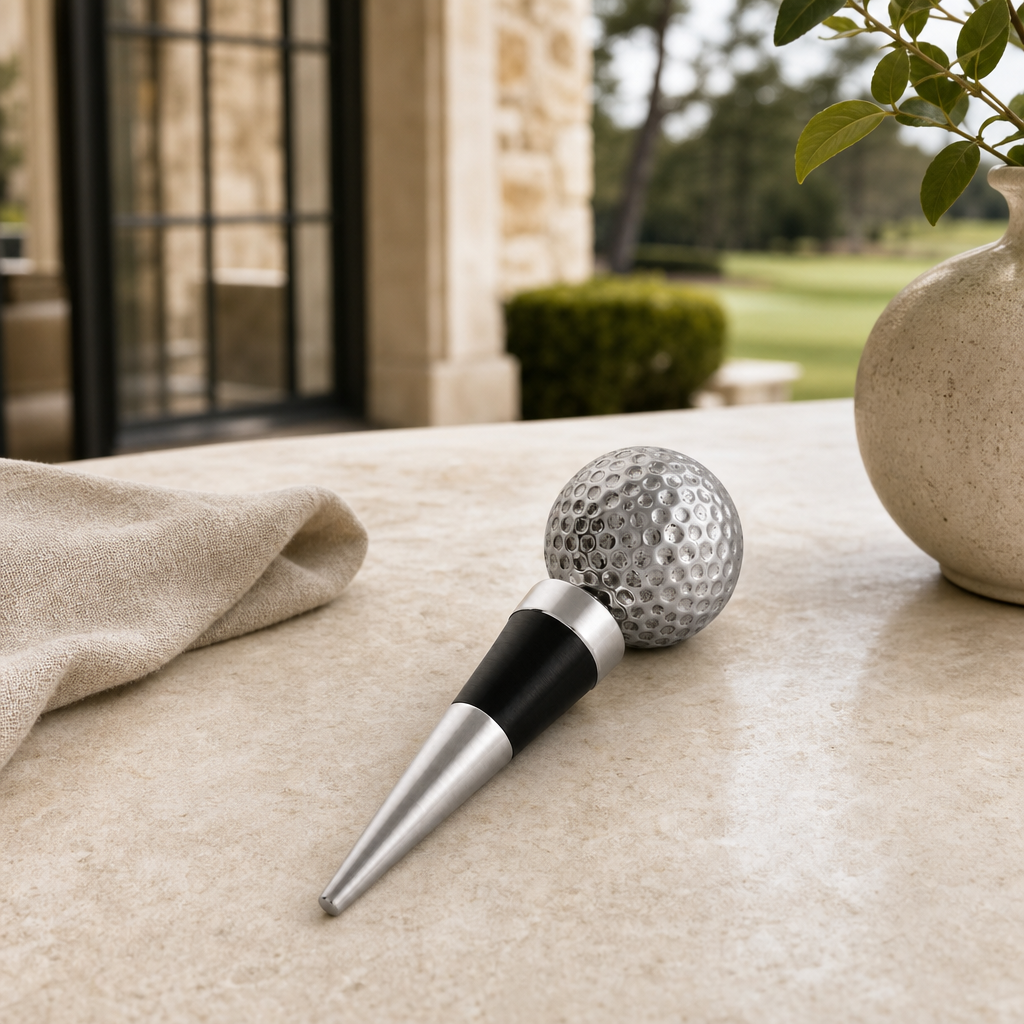 Golf Ball Bottle Stopper