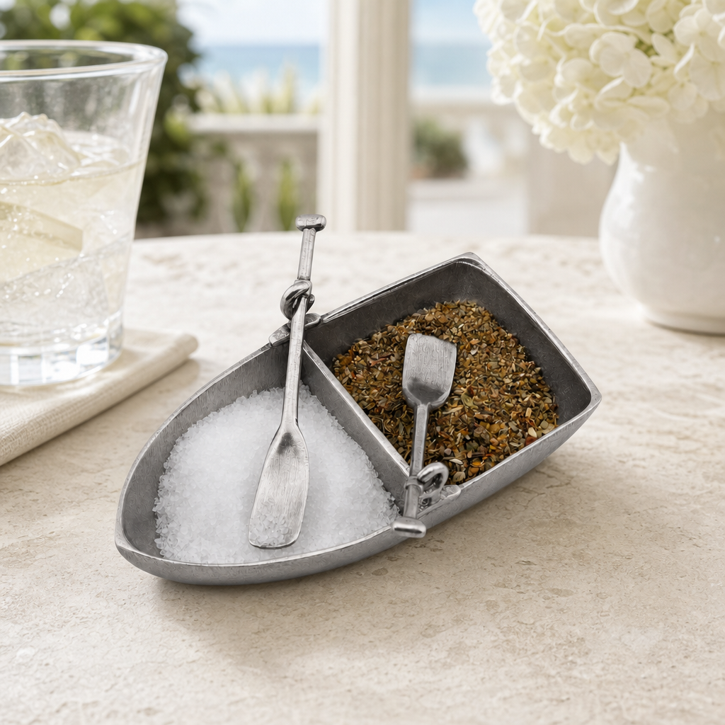 Row Boat Salt Cellar