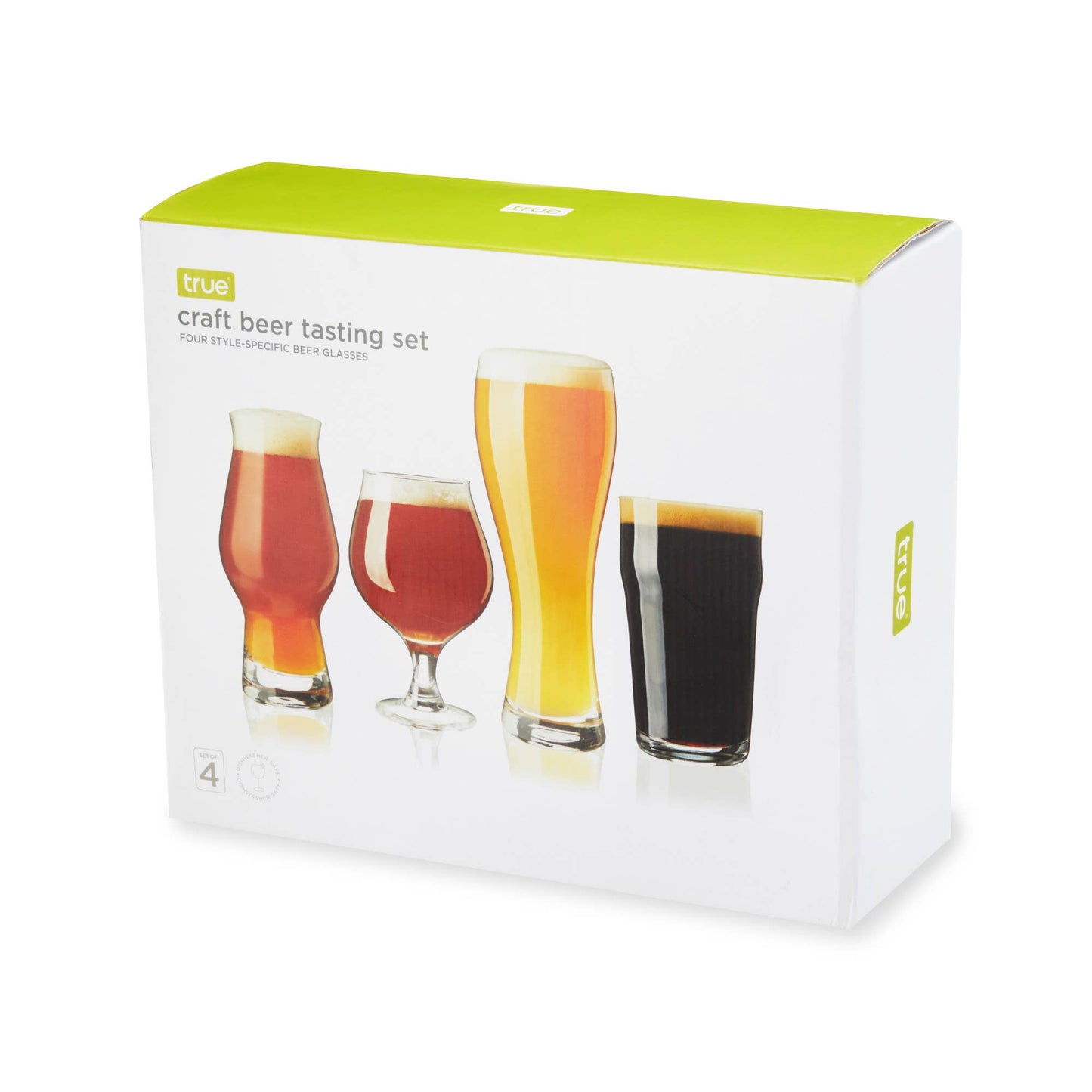 Craft Beer Tasting Set of 4: Clear / Glass