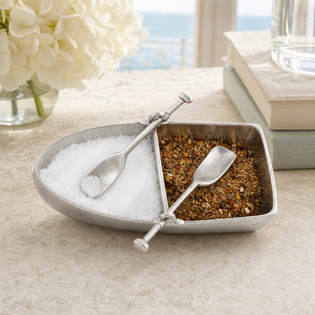 Row Boat Salt Cellar