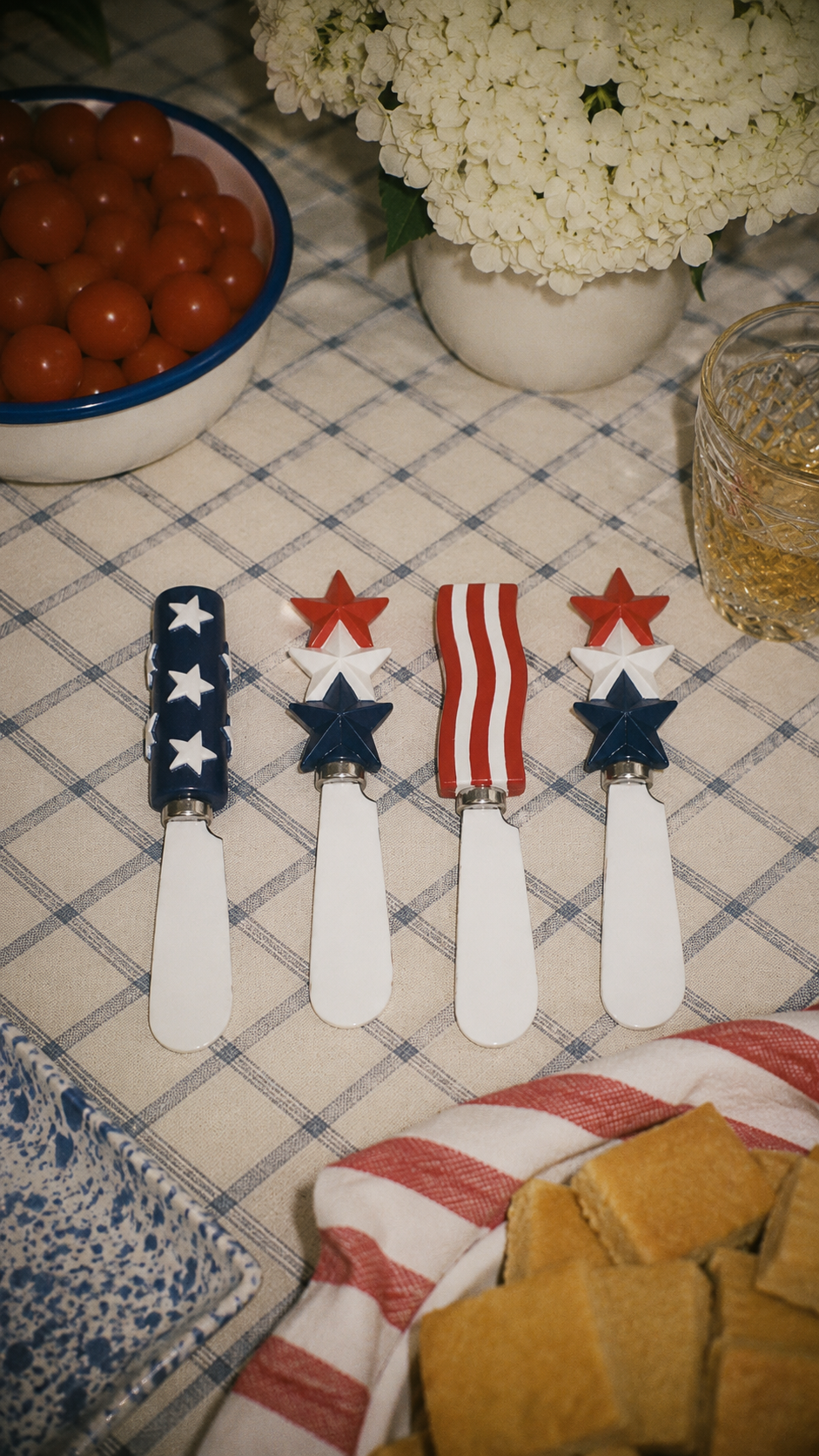 Tootles! By Jeanne Fitz Cheese Knives, Stars and Stripes