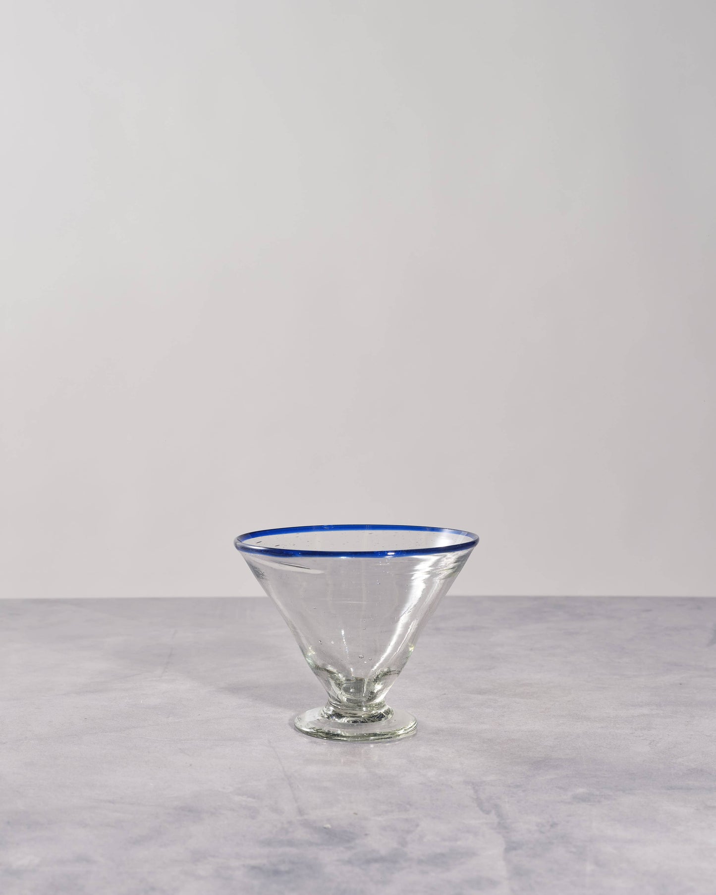 Blue Rim Margarita Glass, Glassware Cocktail, Barware