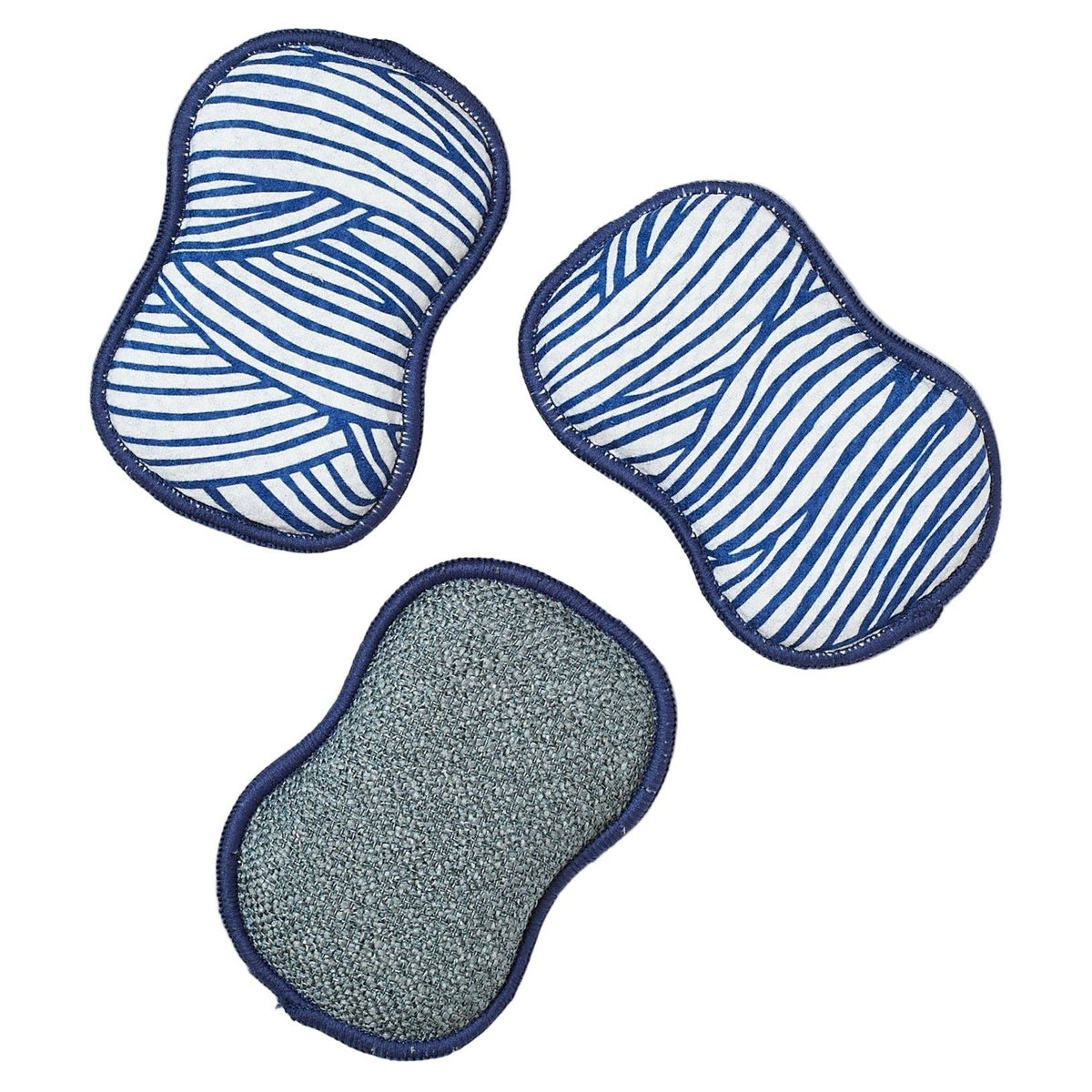 RE:usable Sponges (Set of 3) - KN Tidepool: Navy