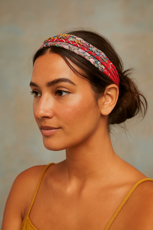 Priya Headband - Assorted Upcycled Sari Fabric