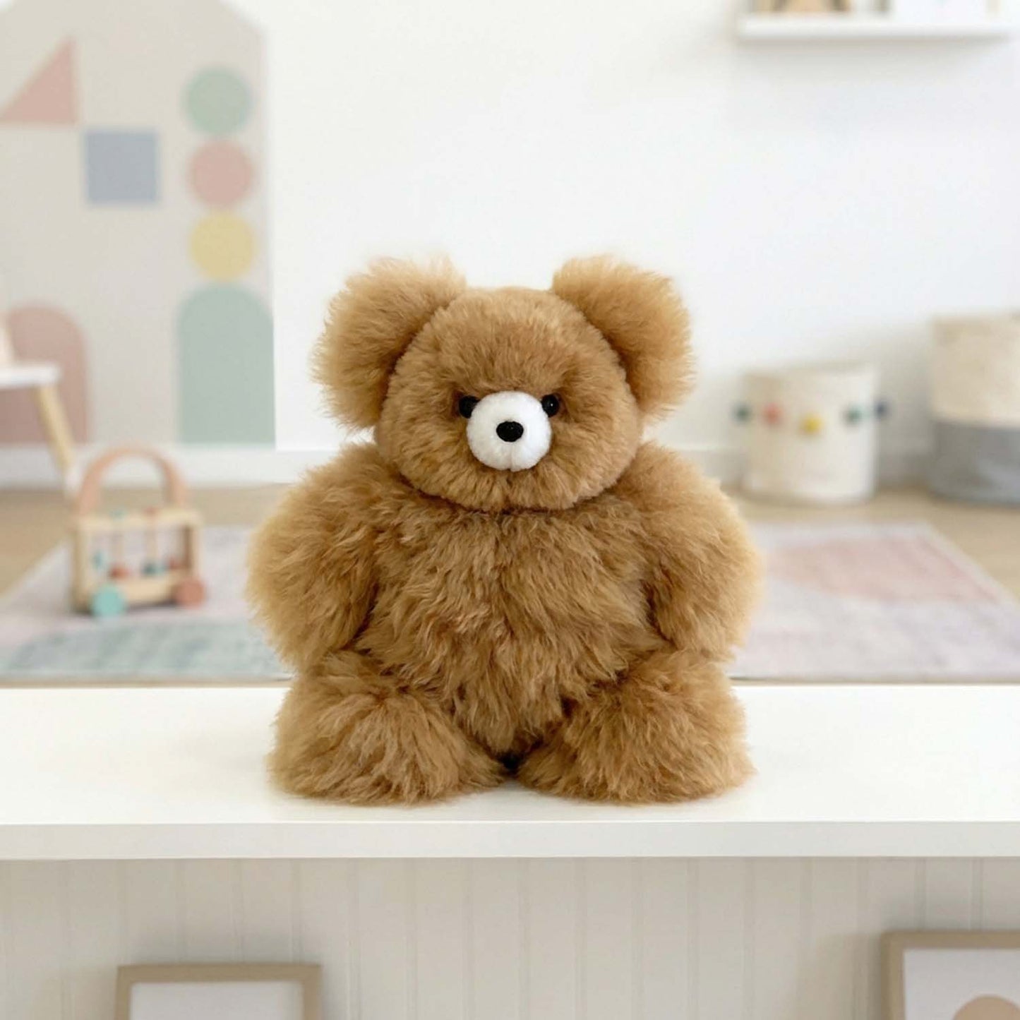 10" Small Alpaca Stuffed Animal - Bear