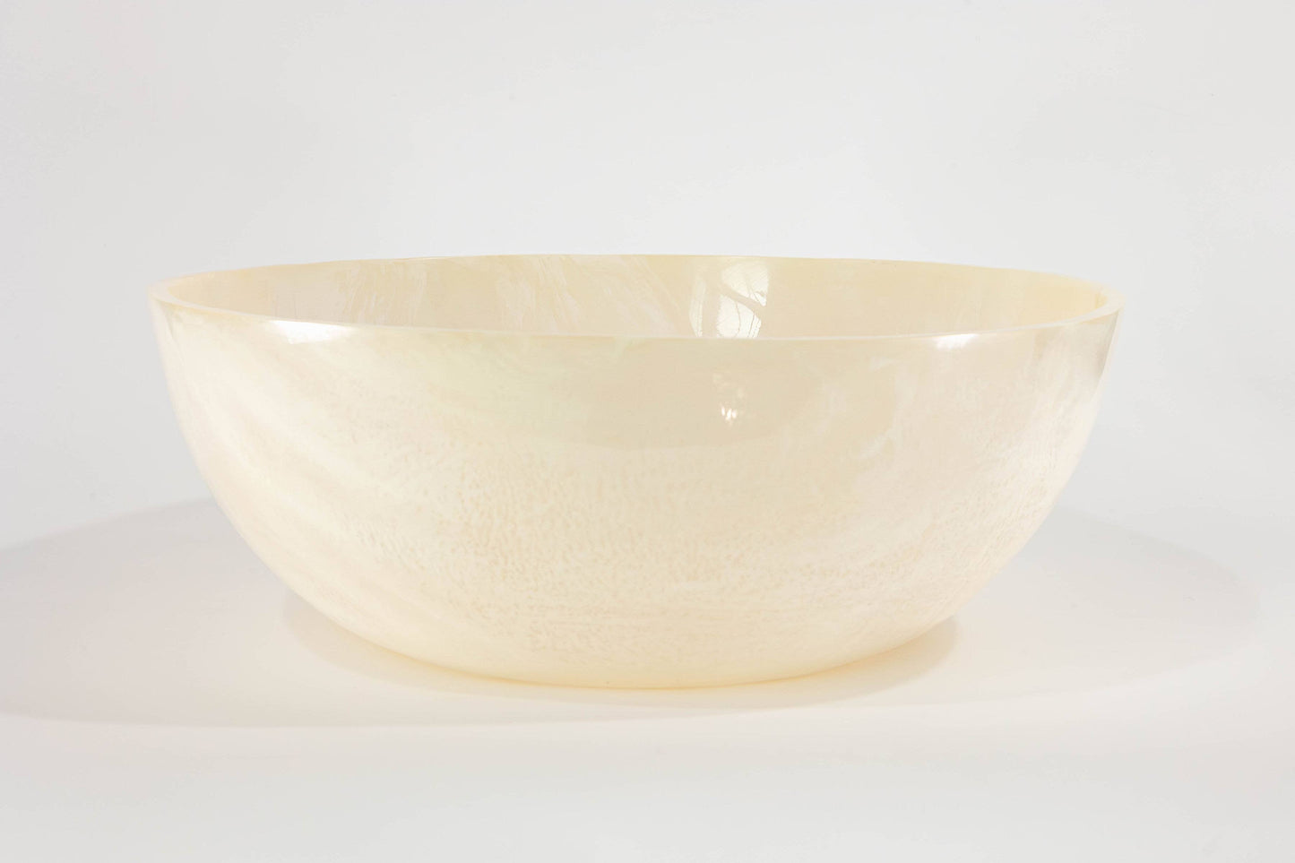 Jeanne Fitz Resin Collection Salad Bowl – Cream