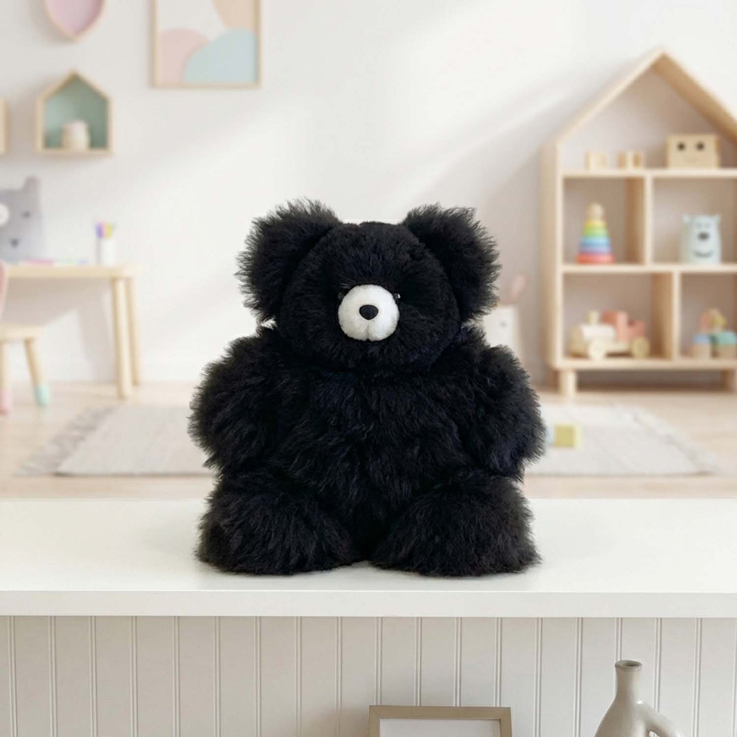 10" Small Alpaca Stuffed Animal - Bear
