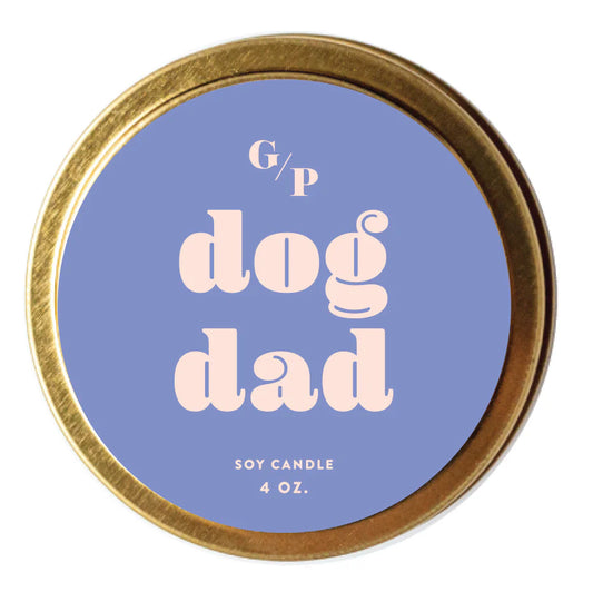 Dog Dad 4 oz. Candle Tin
