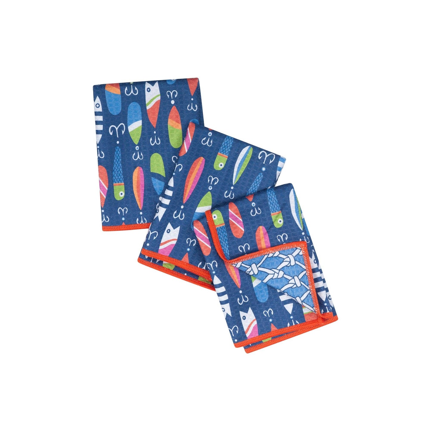 Mighty Mini Towel (Set of 3) Reversible - KN Lure: Navy