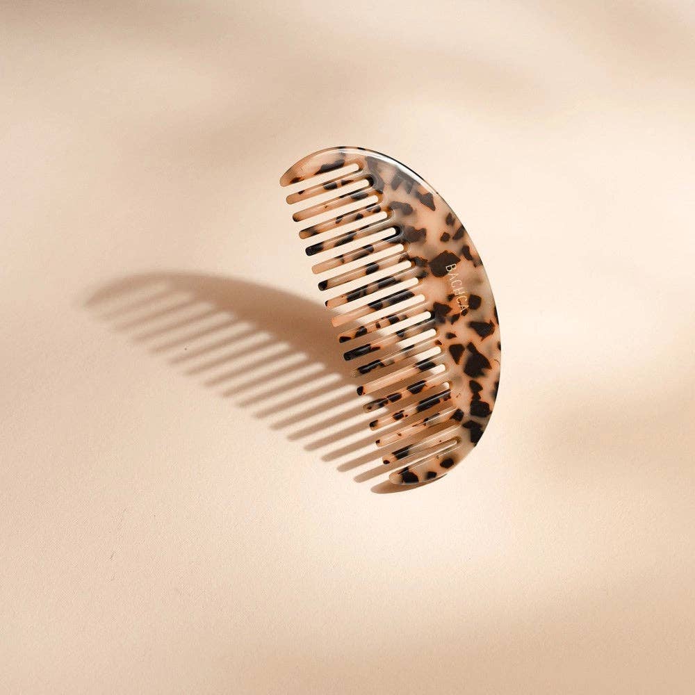 Tortoiseshell Half Moon Hair Comb