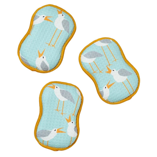 RE:usable Sponges (Set of 3) - KN Seagull: Icy Blue