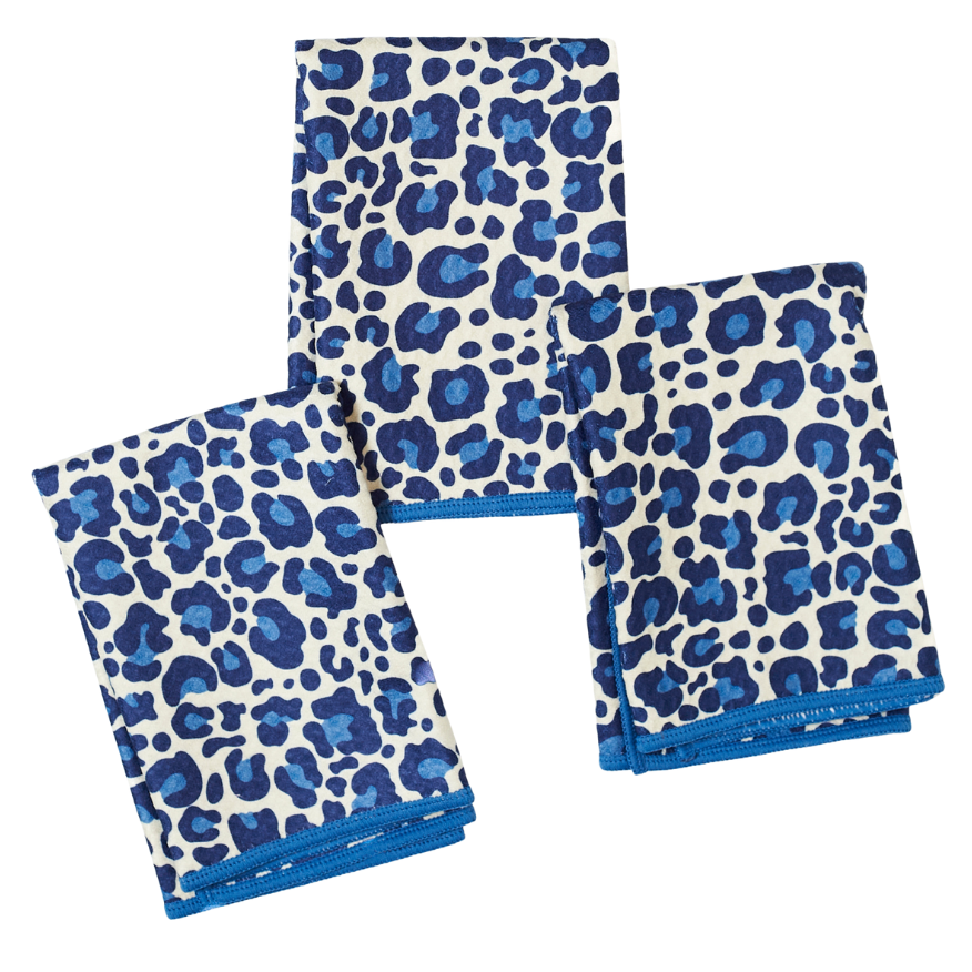 Mighty Mini Towel (Set of 3) - Leopard: Pecan