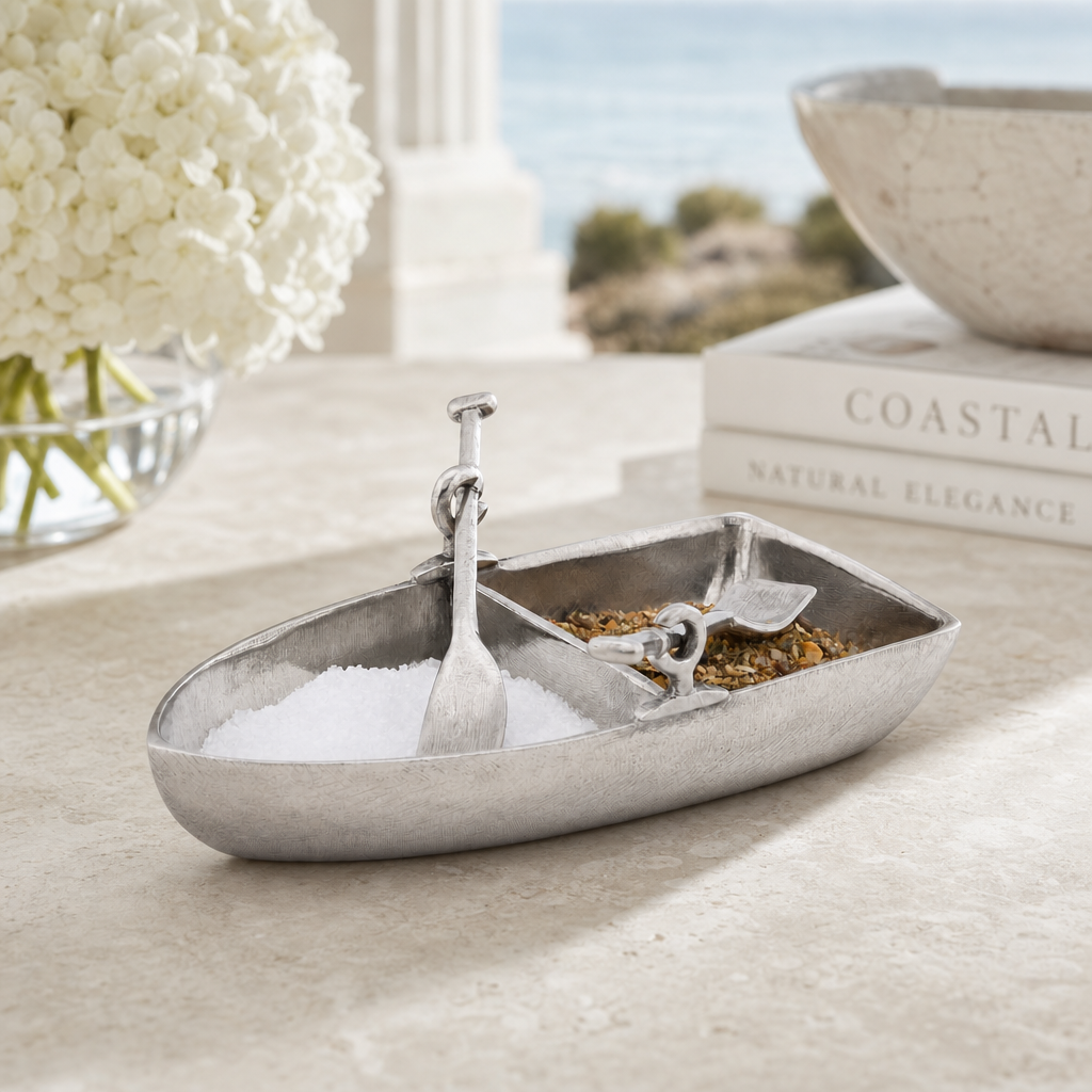 Row Boat Salt Cellar