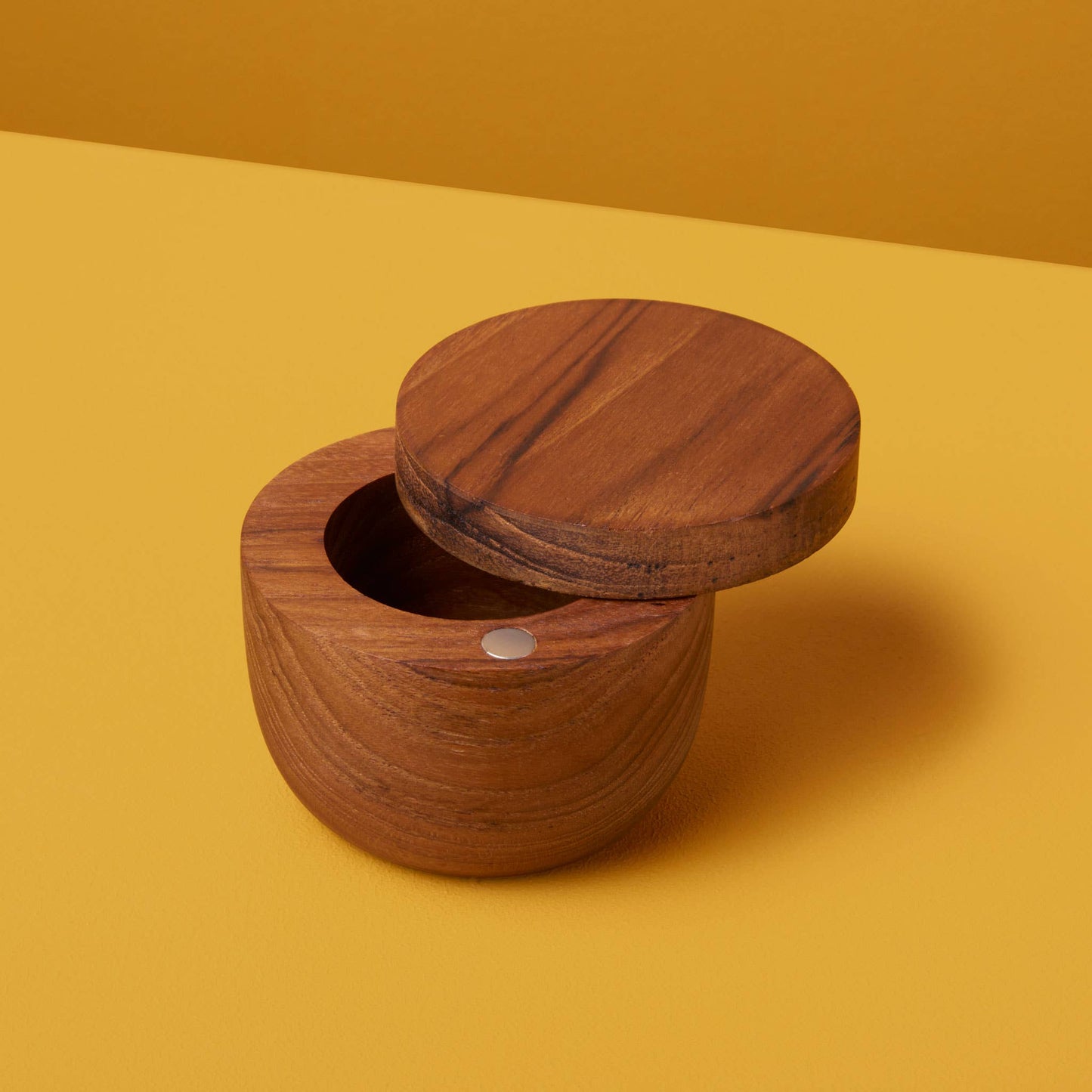 Teak Cellar with Pivoting Lid, Small