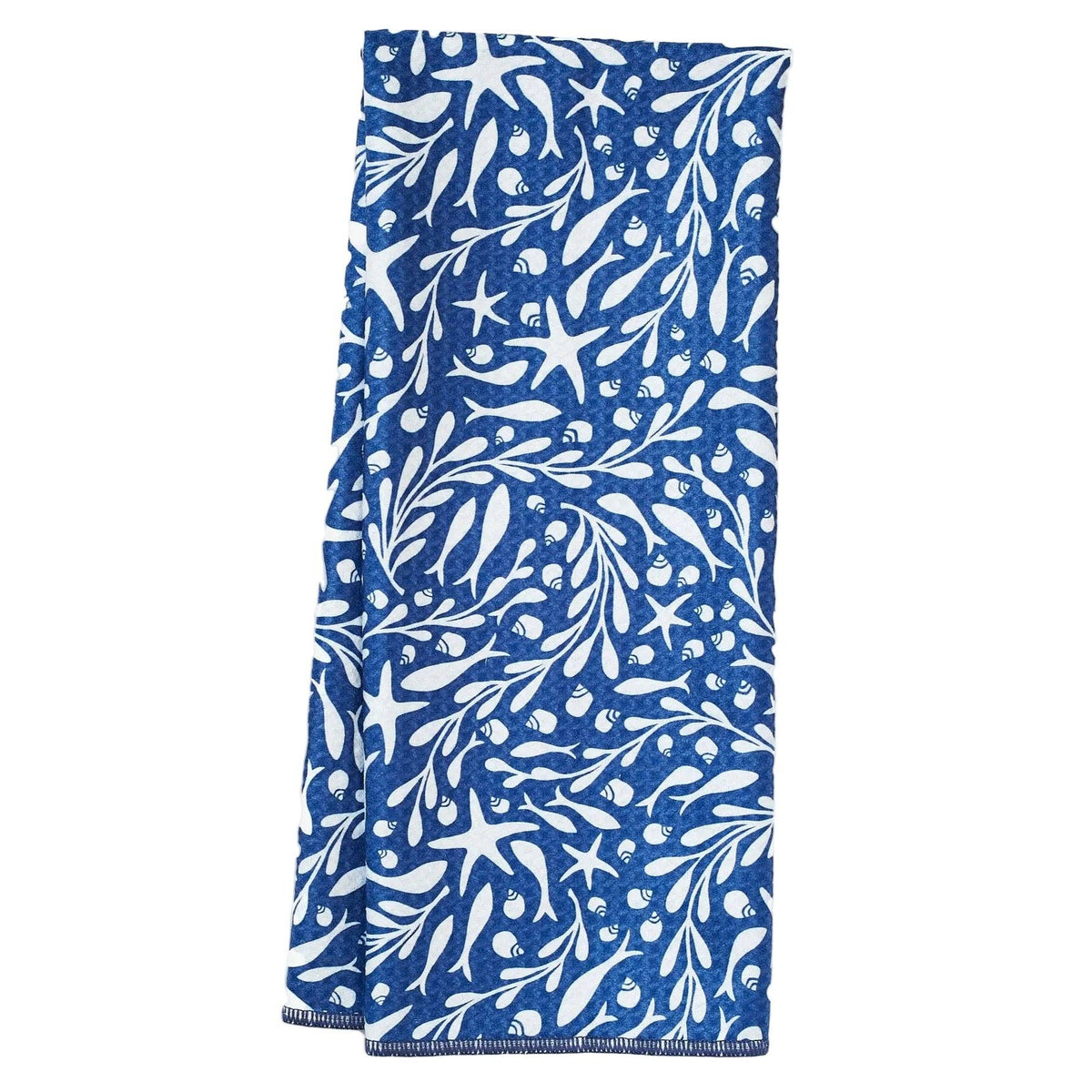 Anywhere Towel Reversible - KN Tidepool: Navy