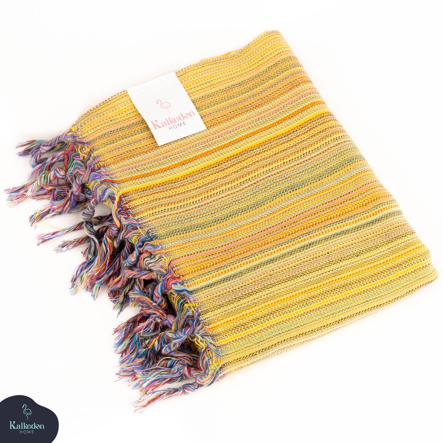 Rainbow Beach Towel | Turkish Towel | Sarong | Beach Wrap: Pink