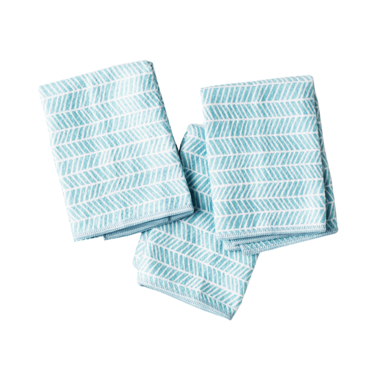 Mighty Minis Towel Set - Branches in Turq (set of 3)