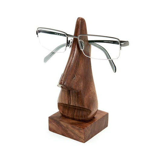 Nose Eyeglass Holder Stand - Handcrafted Indian Rosewood