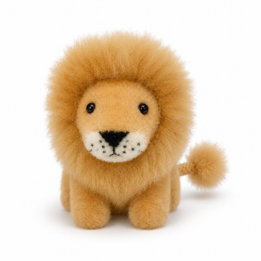 Alpaca Stuffed Animal - Micro Lion 5"
