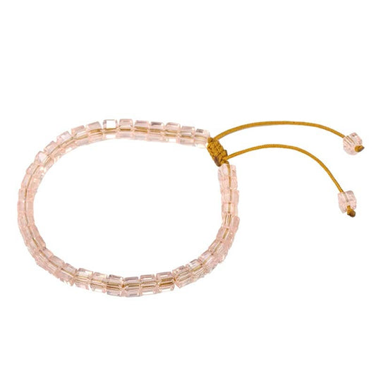 Pink Sunset Beaded Bracelet
