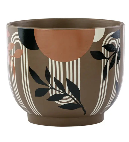 Art Deco Design Abstract  Brown