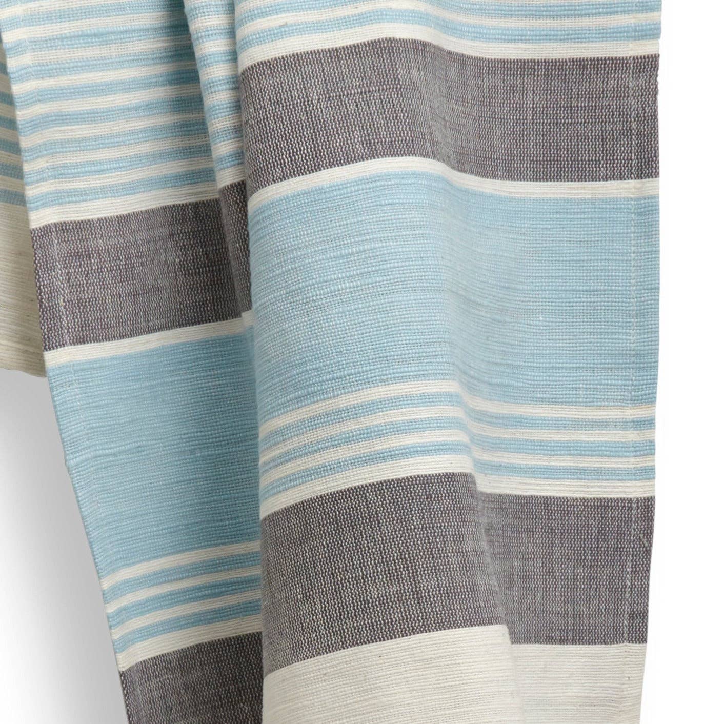 Cotton Kitchen Towel | Handspun & Handwoven | Studio Stripe | Maya