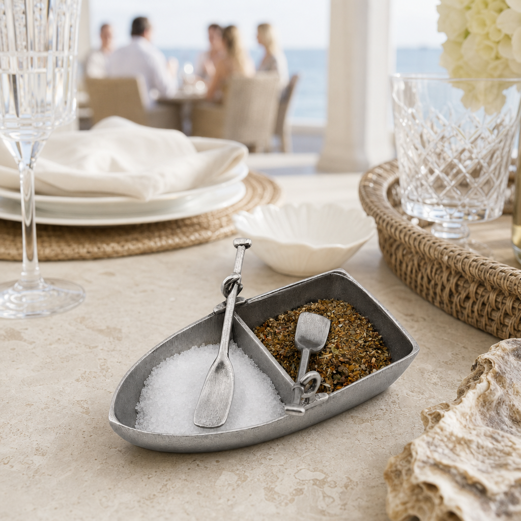 Row Boat Salt Cellar